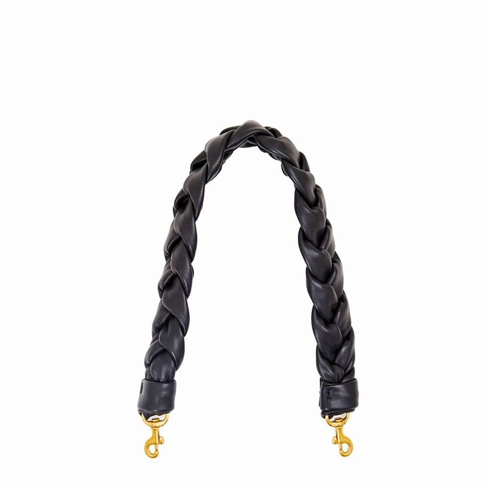 Clare V Braided Napa Leather Shoulder Strap